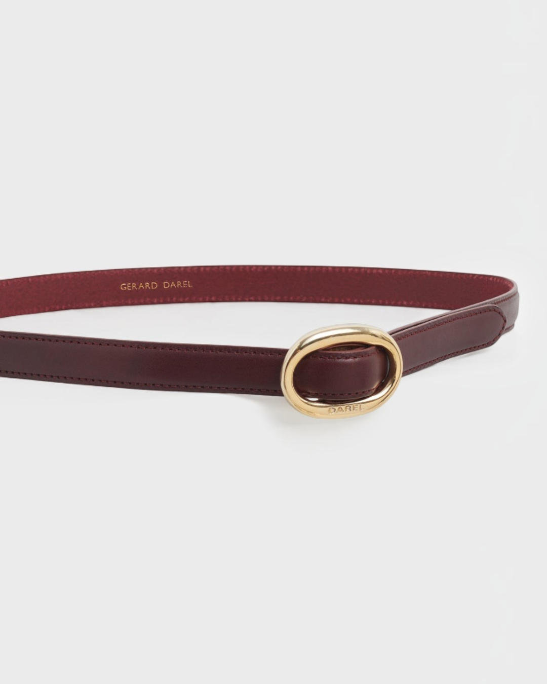 Gerard Darel - Ceinture En Cuir Sofia - Bordeaux