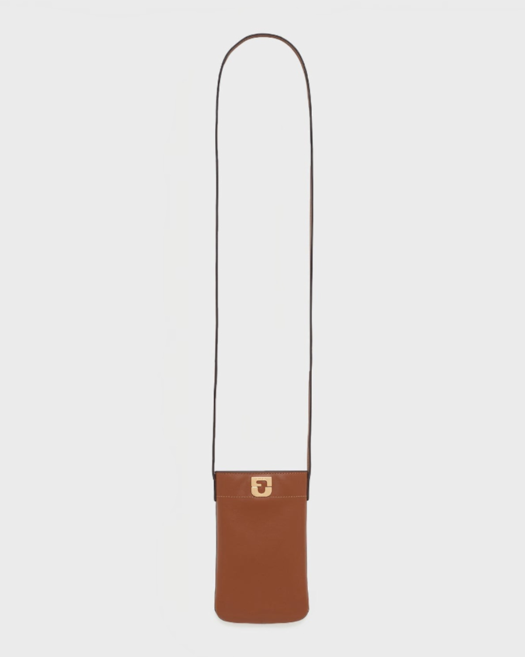 Gerard Darel - Porte Téléphone En Cuir Ladyphone - Cognac