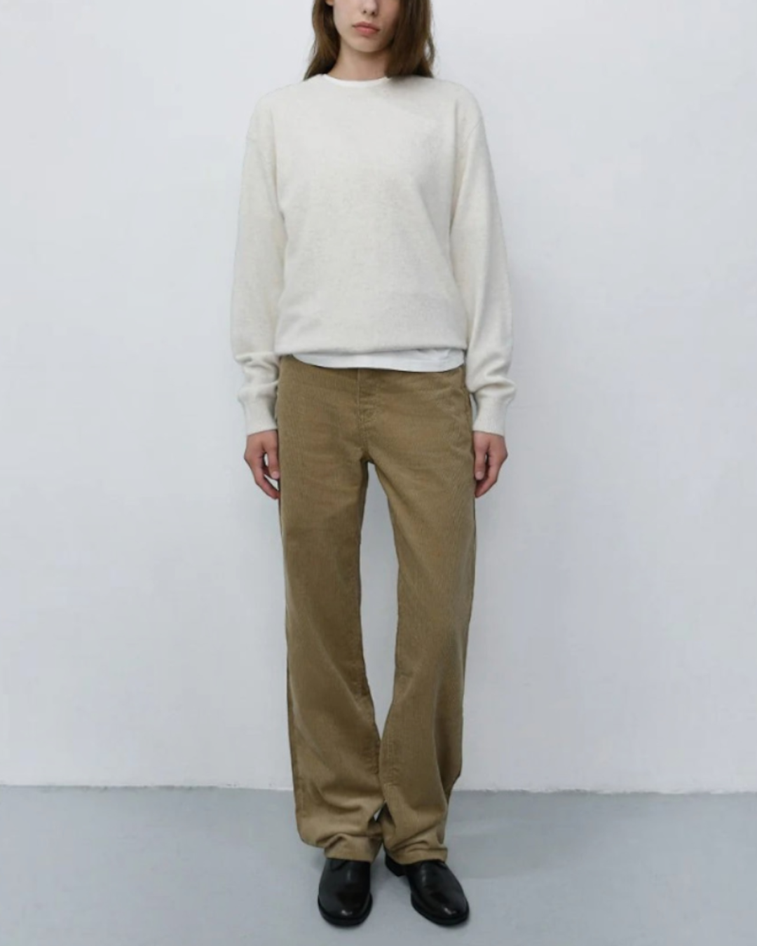 Dunst - Pantalon Essentiel Droit - Velours Etoupe