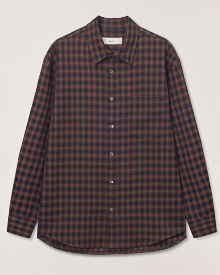Dunst - Chemise En Flanelle - Carreaux Brique