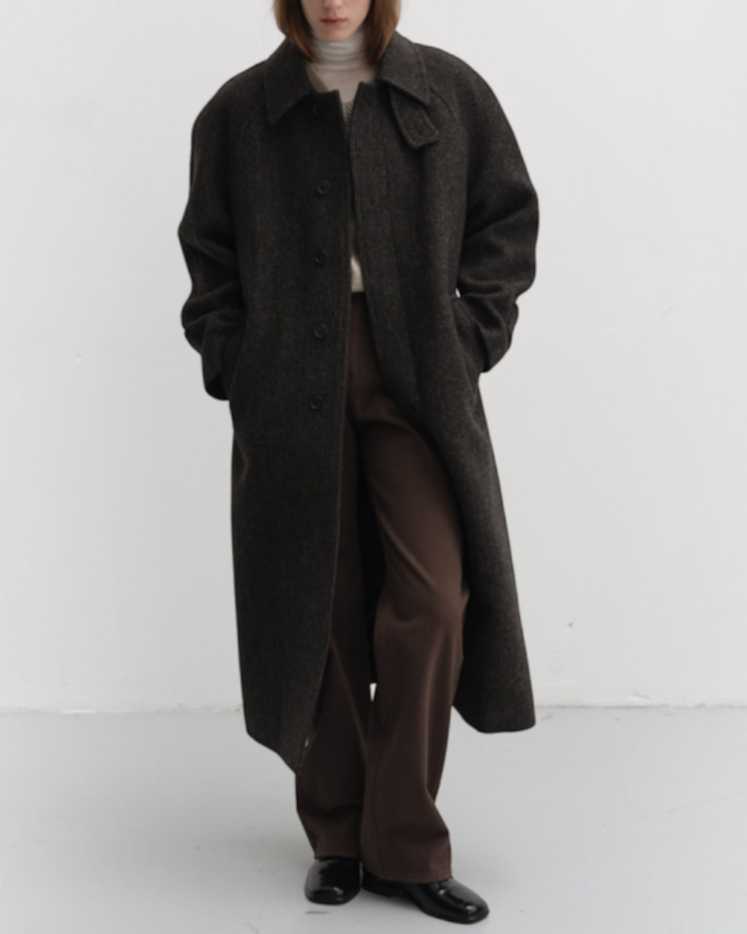 Dunst - Manteau Balmacaan - Marron Foncé