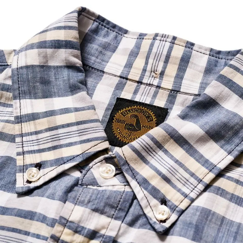 Warehouse & Co - The King Of Madras JG16 Shirt - Navy