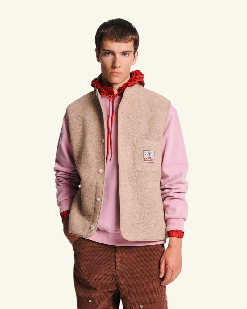 Au Vieux Campeur - Congés Payés - Veste Sans Manche Louison - Beige