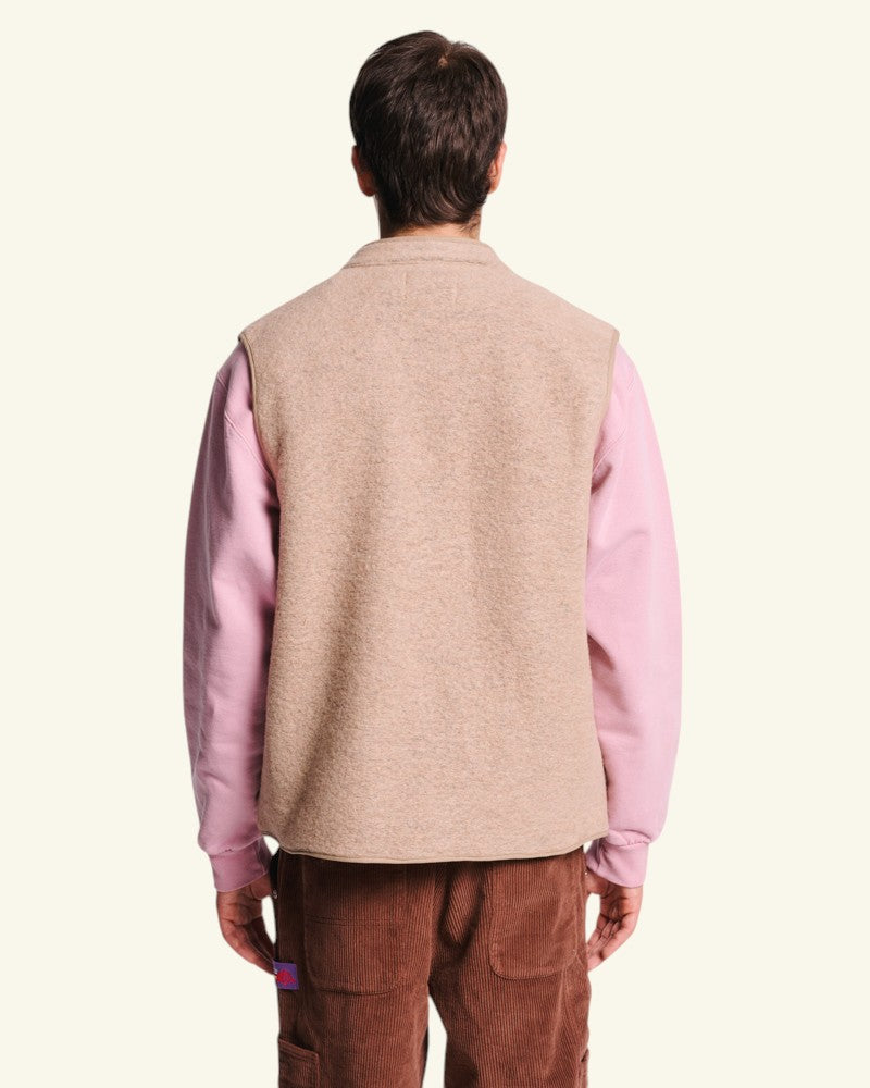 Au Vieux Campeur - Paid Leave - Louison Sleeveless Jacket - Beige