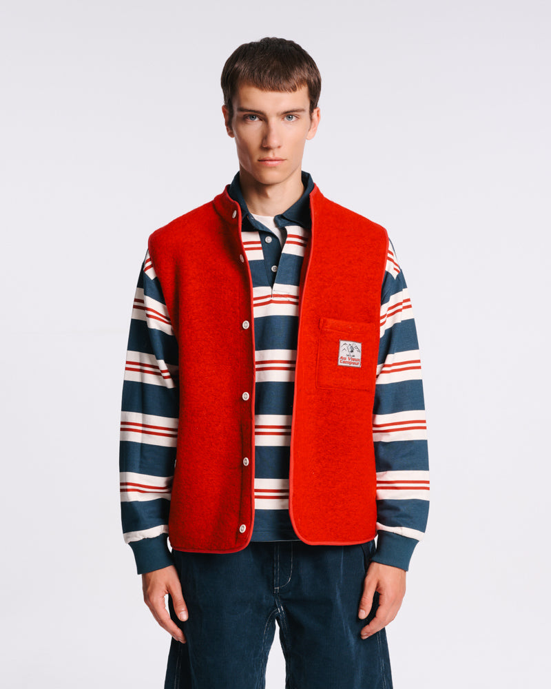 Au Vieux Campeur - Congés Payés - Veste Sans Manche Louison - Rouge