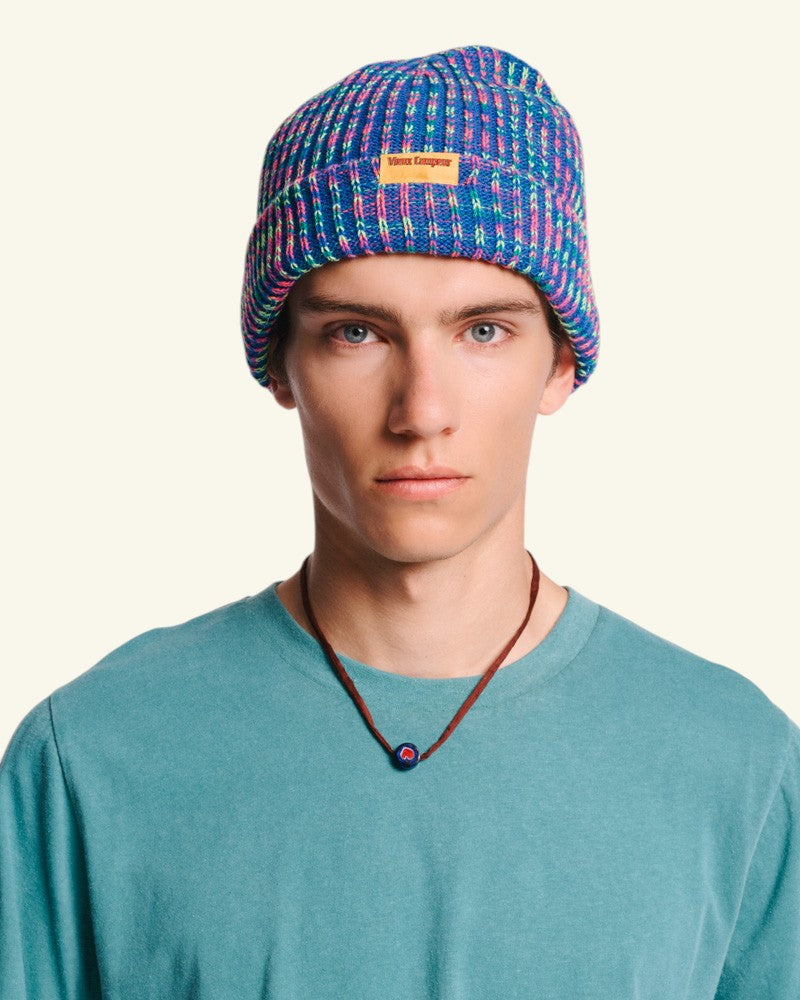 Au Vieux Campeur - Congés Payés - Bonnet Adriel - Bleu