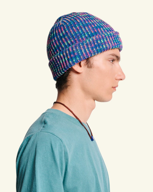 Au Vieux Campeur - Congés Payés - Bonnet Adriel - Bleu