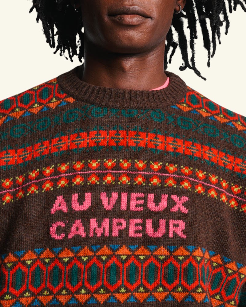 Au Vieux Campeur - Paid Holidays - Elias Sweater - Brown