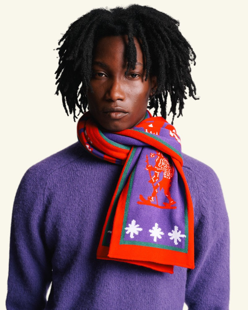 Au Vieux Campeur - Congés Payés - Echarpe Adrien - Violet