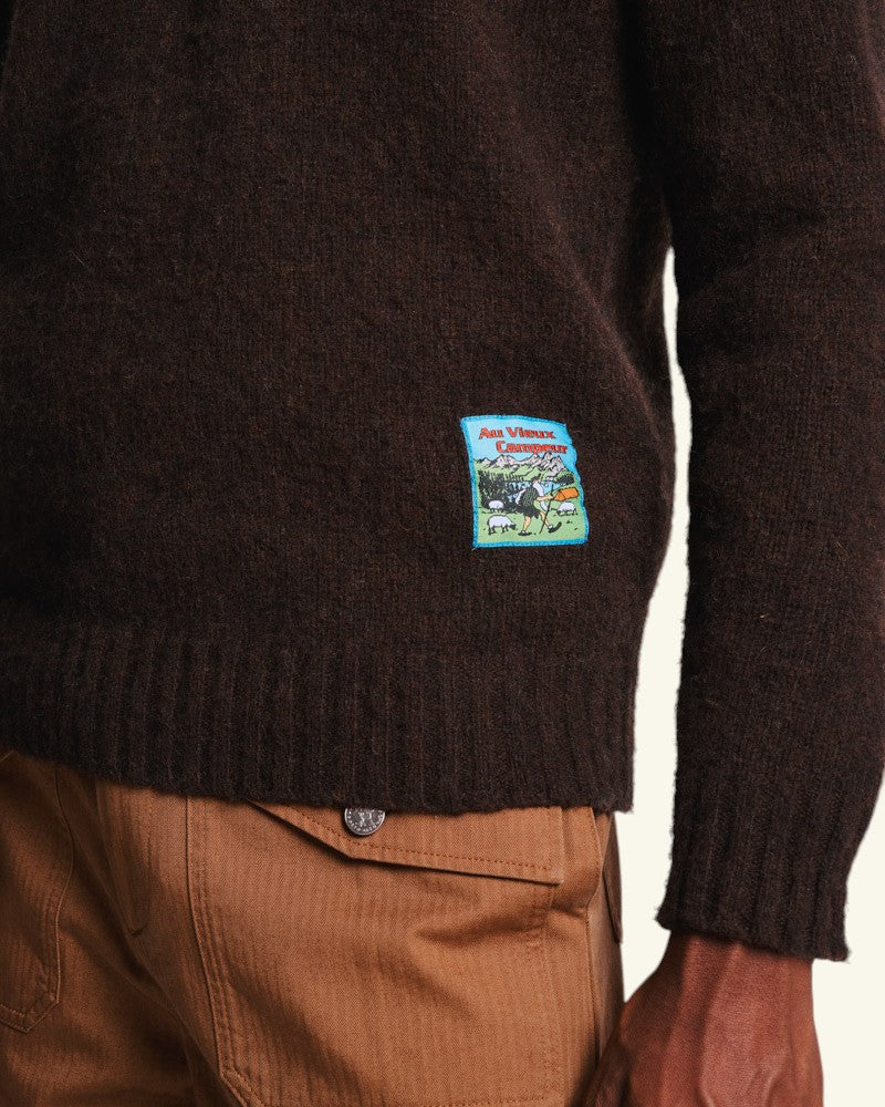 Au Vieux Campeur - Congés Payés - Pull Elliott - Marron