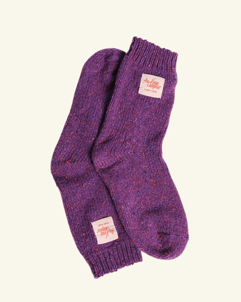 Au Vieux Campeur - Paid Holidays - Fenway Socks - Violet