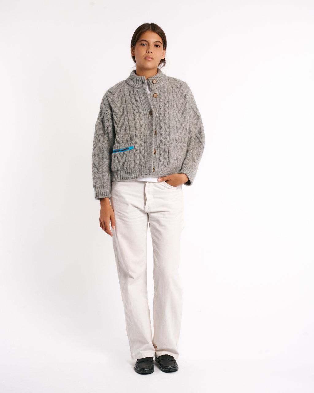 Au Vieux Campeur - Congés Payés - Cardigan Elena - Gris Chiné