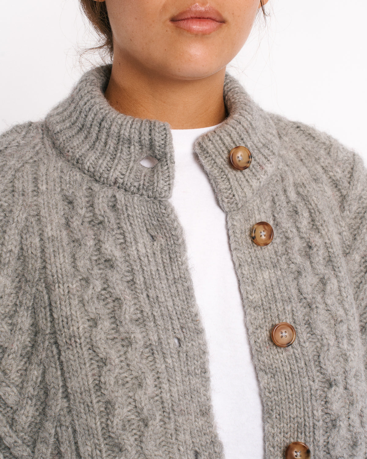 Au Vieux Campeur - Congés Payés - Cardigan Elena - Gris Chiné