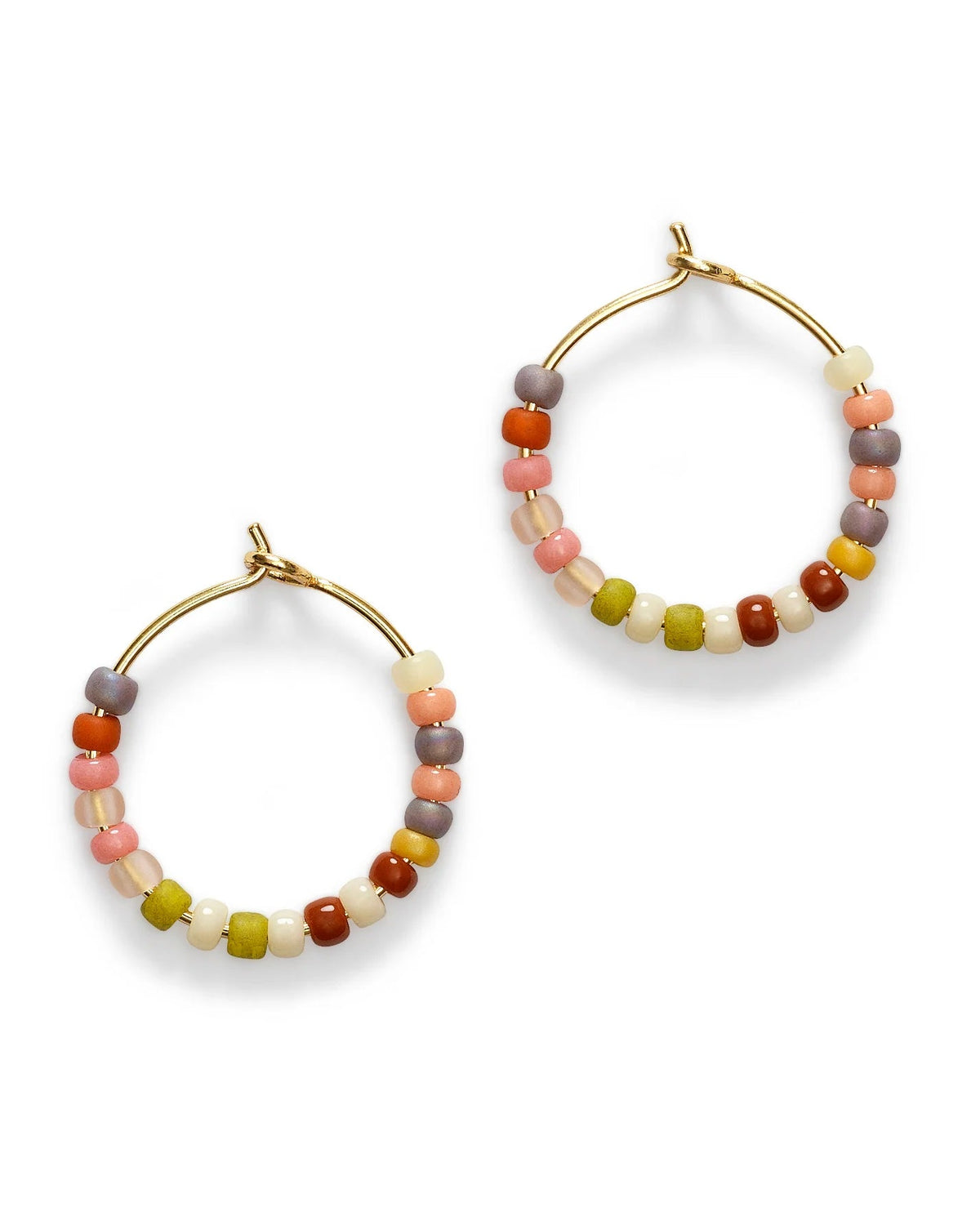 Anni Lu - Echo Beach Hoop Earrings - Gold