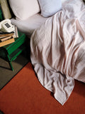Merci - Drap Plat En Gaze De Coton - Rose De Bagatelle