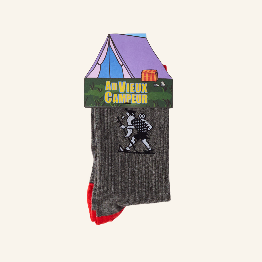 Au Vieux Campeur - Congés Payés - Marcheur Socks - Grey
