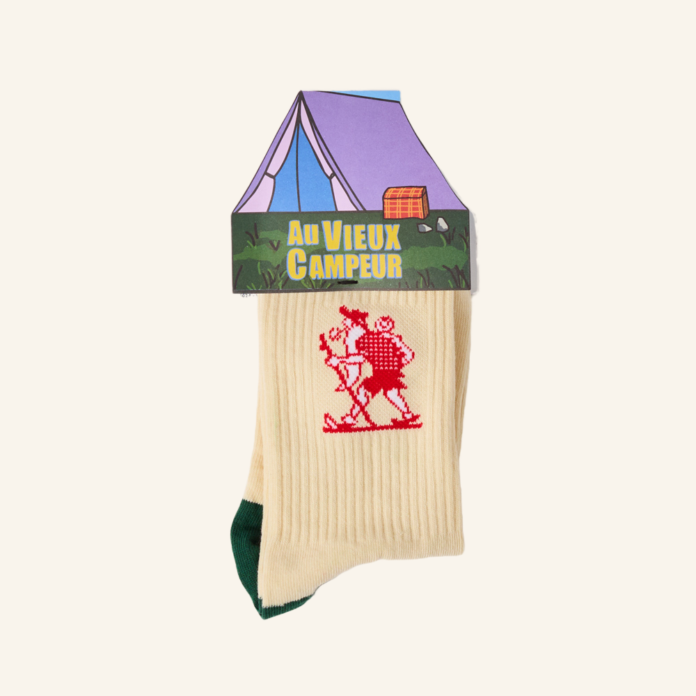Au Vieux Campeur - Congés Payés - Chaussettes Marcheur - Ecru