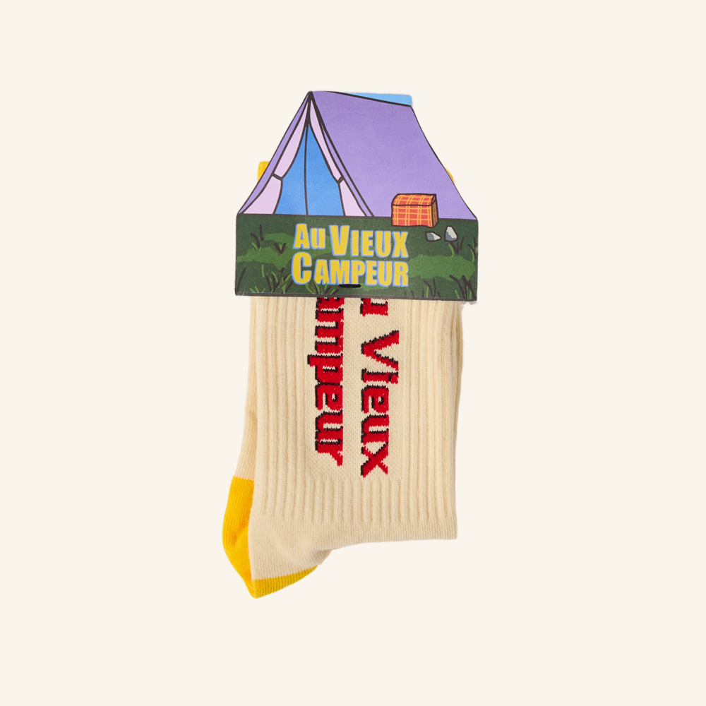 Au Vieux Campeur - Congés Payés - Chaussettes - Jaune
