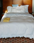 Merci - Embroidered Linen Bedding Set - 01 Ruché