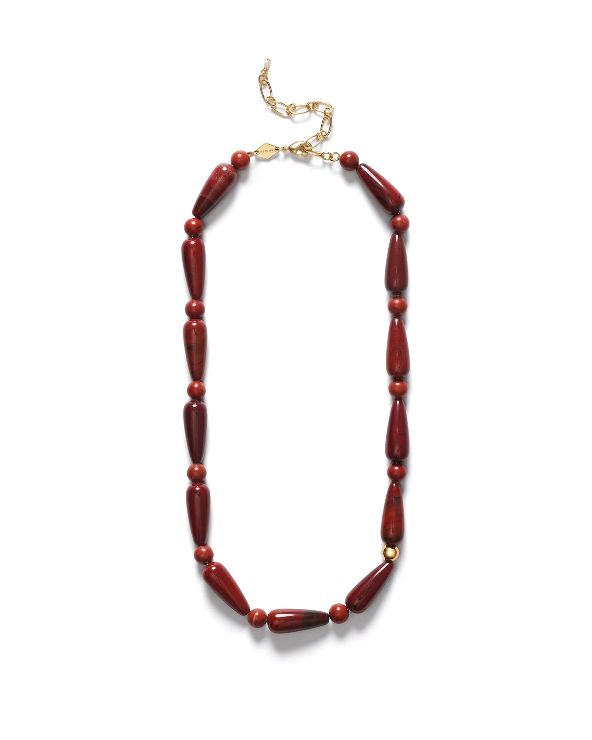 Anni Lu - Hot Drops Necklace - Red Jasper