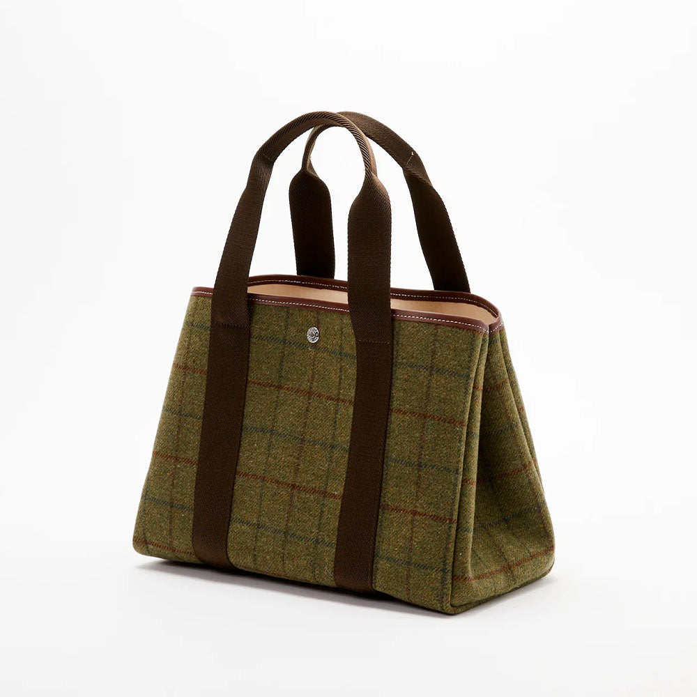 Rue de Verneuil - Traversée M Hunting Tweed Bag - Khaki