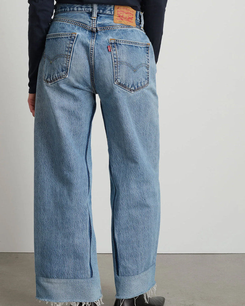 B Sides - Jeans Reworked Culotte - Vintage Indigo