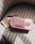 Merci - Washed linen pencil case - Granita Pink