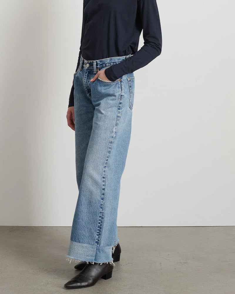 B Sides - Jeans Reworked Culotte - Vintage Indigo