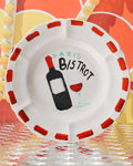 Merci - Assiette Plate En Faïence Bistrot