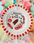 Merci - Assiette Plate En Faïence Boucher