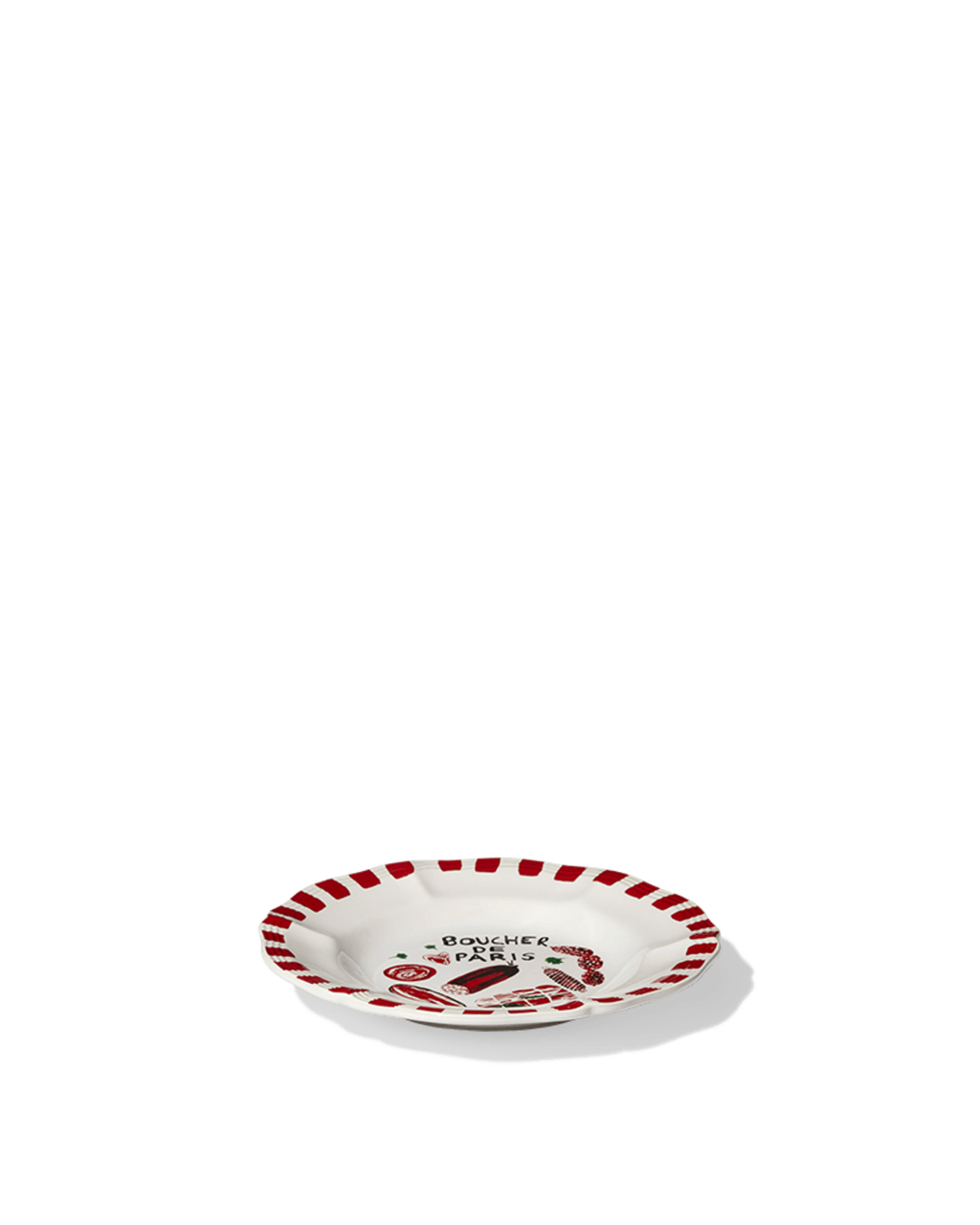 Merci - Assiette Plate En Faïence Boucher