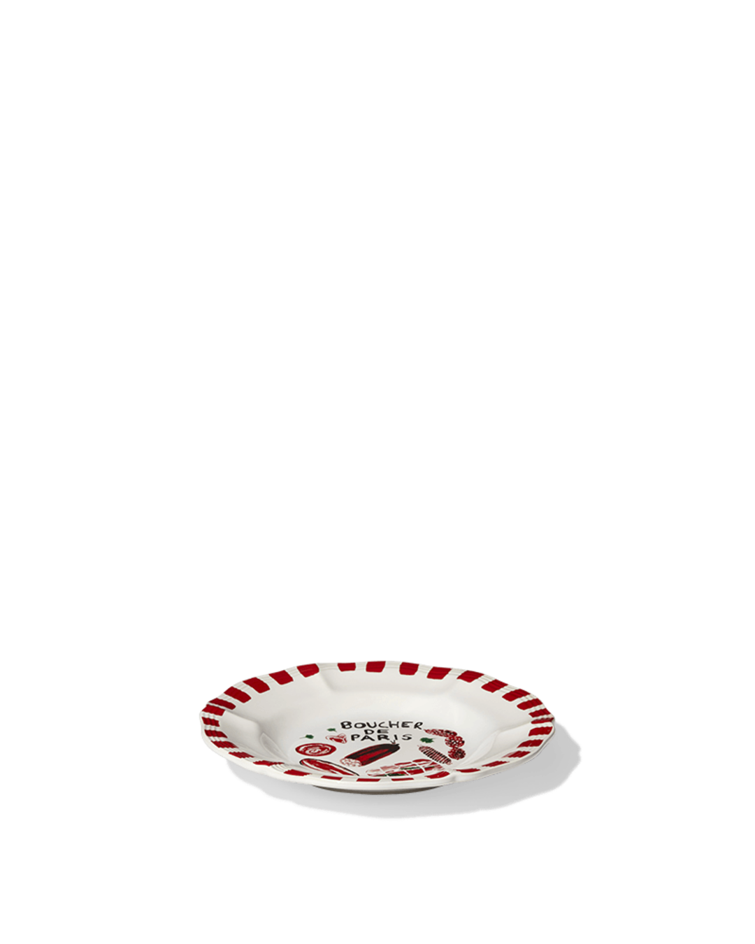 Merci - Assiette Plate En Faïence Boucher