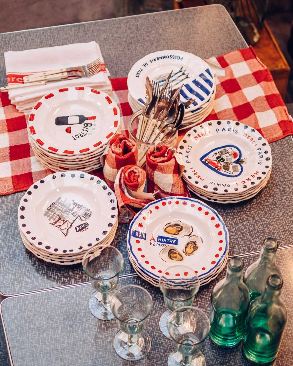 Merci - Earthernware plate