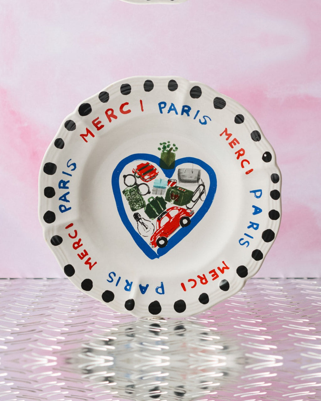 Merci - Earthernware plate