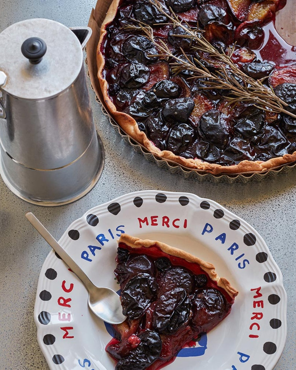Merci - Earthernware plate