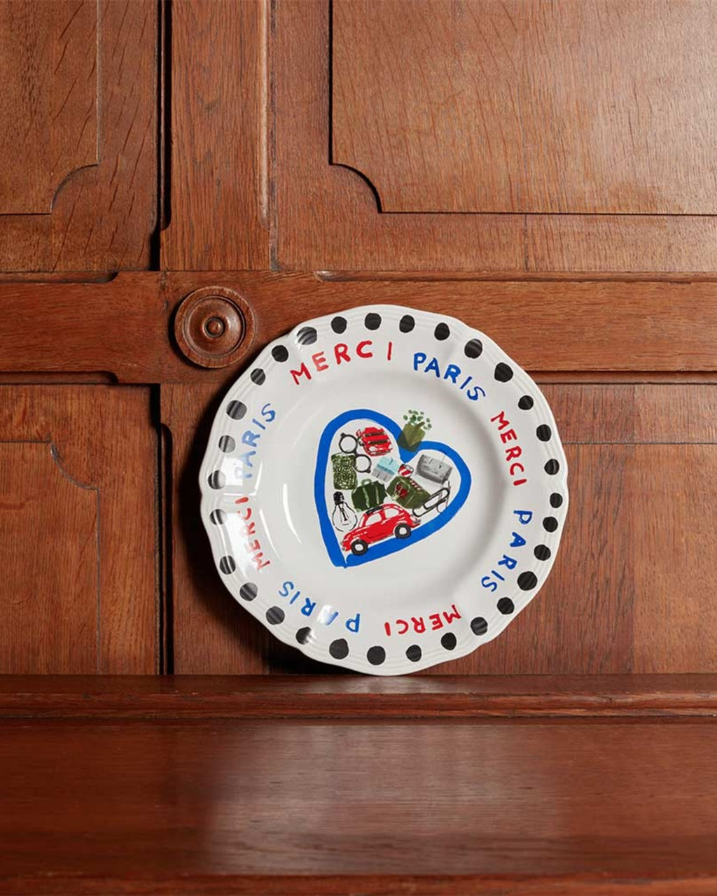 Merci - Earthernware plate