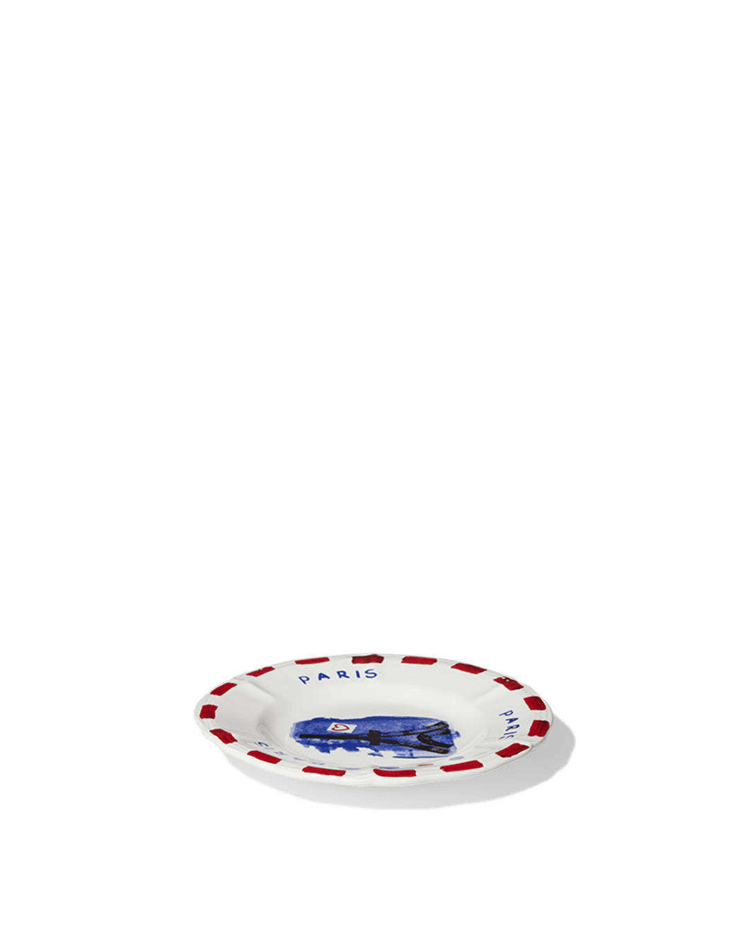 Merci - Earthernware plate - Eiffel Tower
