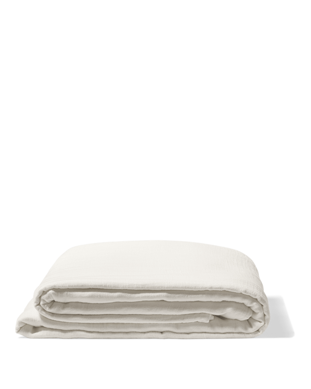Merci - Cotton gauze flat sheet - Meudon White