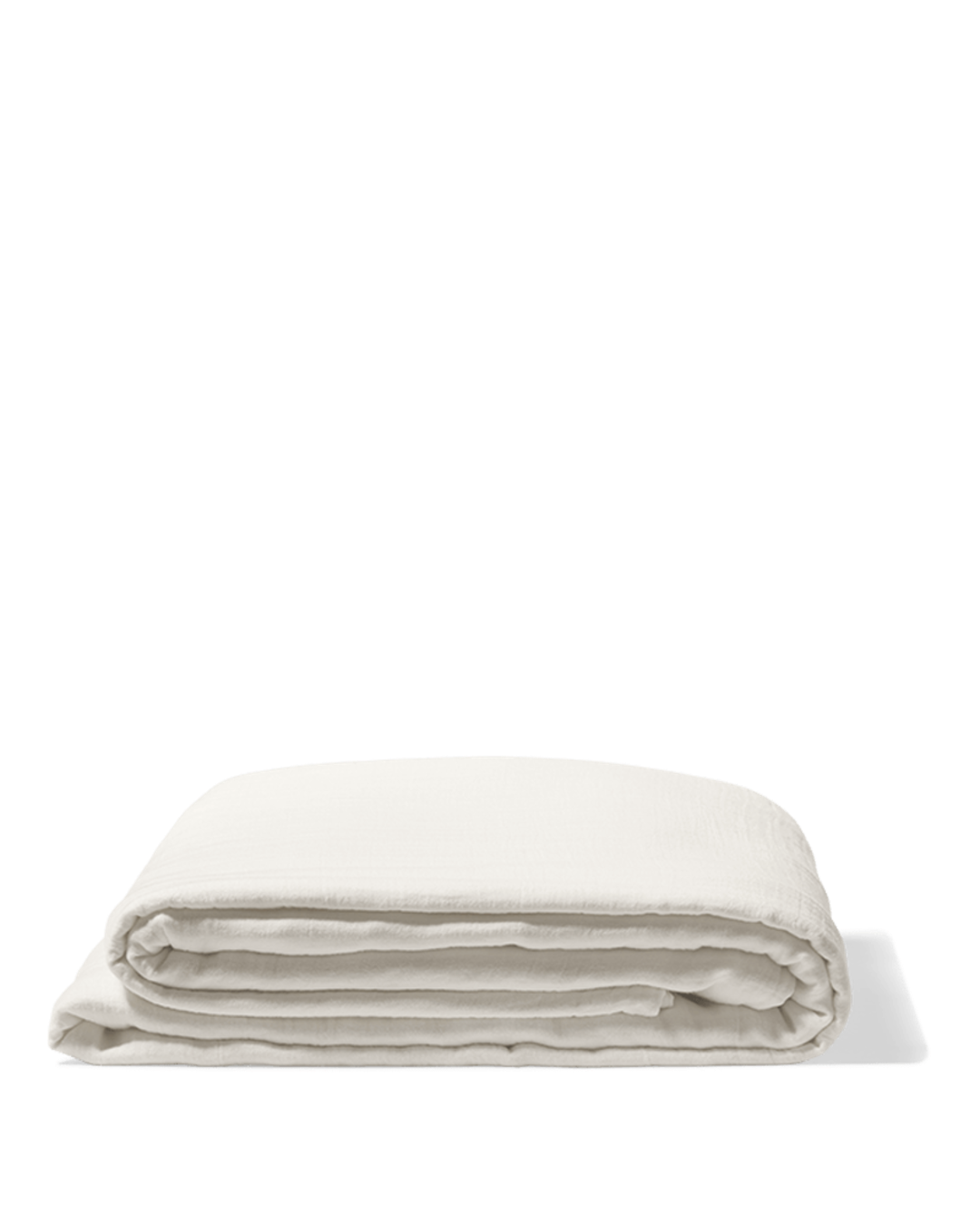 Merci - Cotton gauze flat sheet - Meudon White