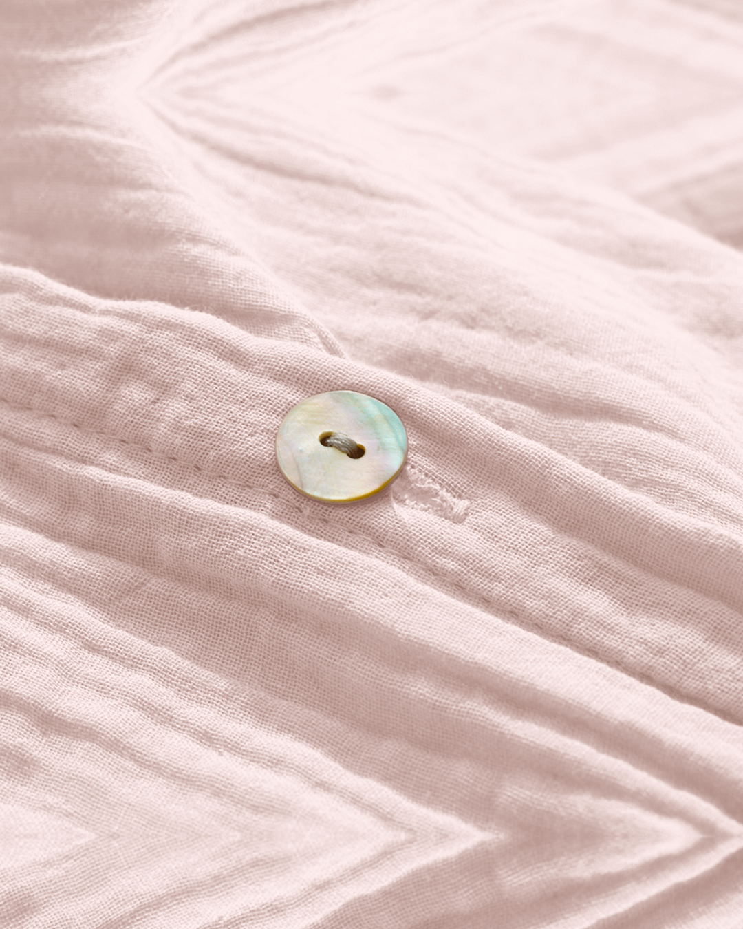 Merci - Drap Plat En Gaze De Coton - Rose De Bagatelle