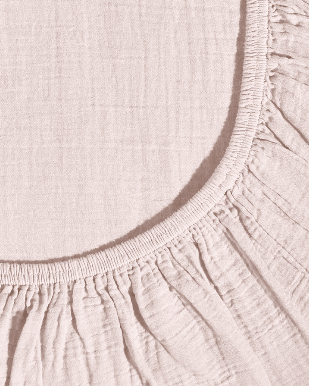Merci - Drap-Housse En Gaze De Coton - Rose De Bagatelle