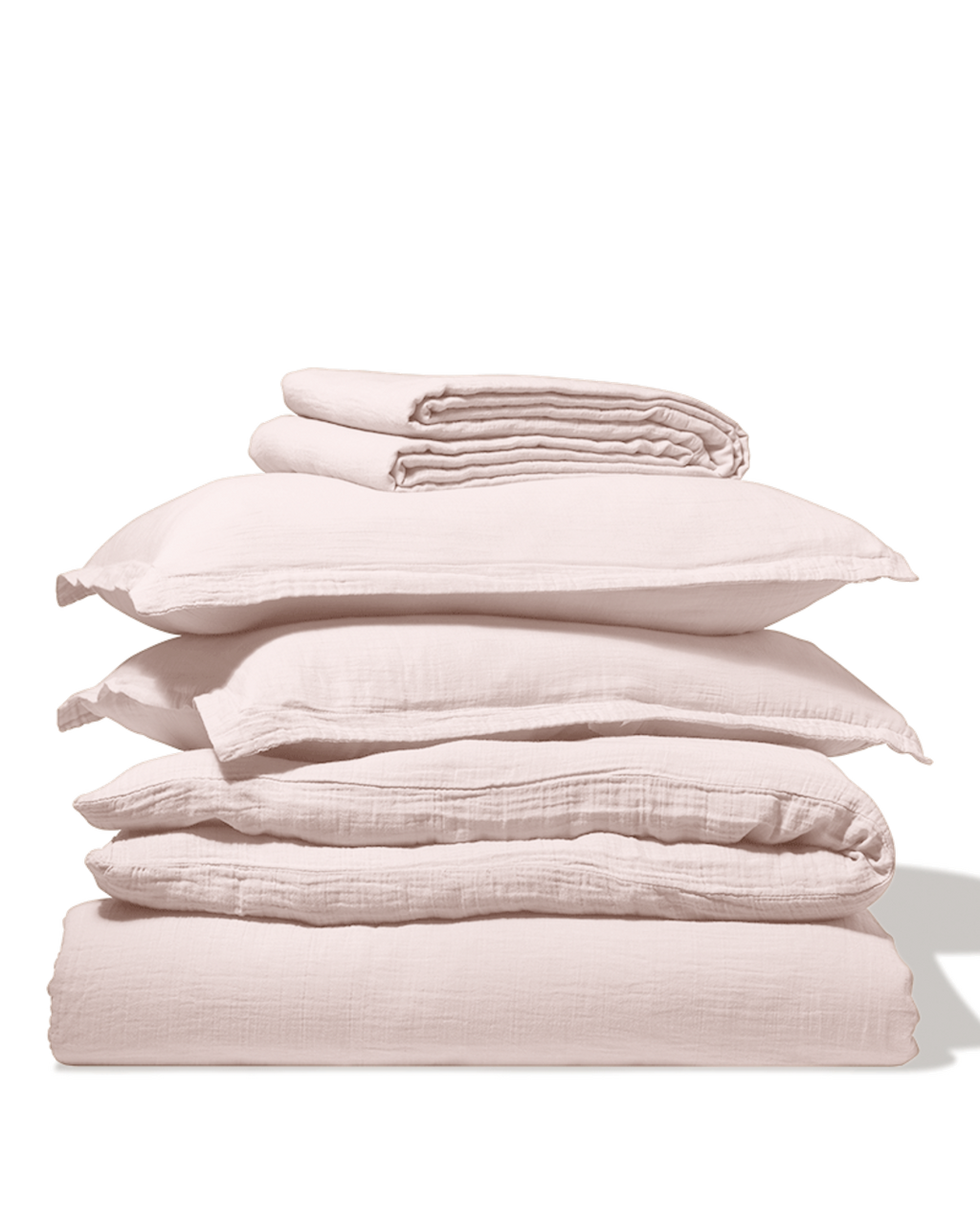 Merci - Cotton gauze fitted sheet - Rose de Bagatelle
