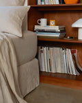 Merci - Washed linen fitted sheet - Stone