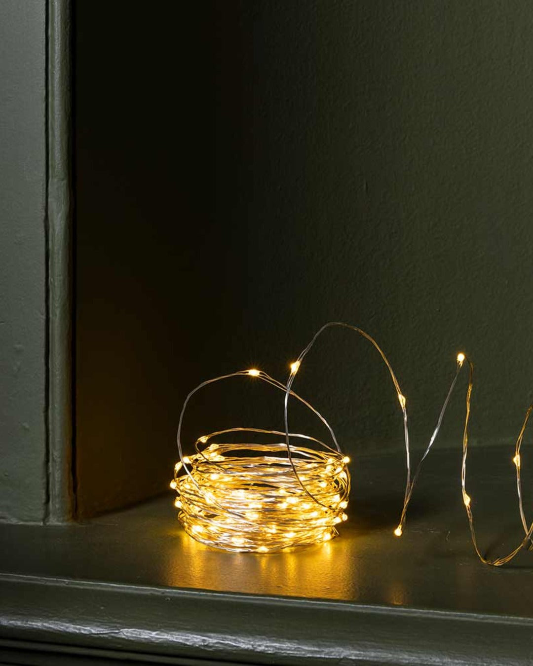 Merci - Guirlande Lumineuse 12 M 120 Led - Argent