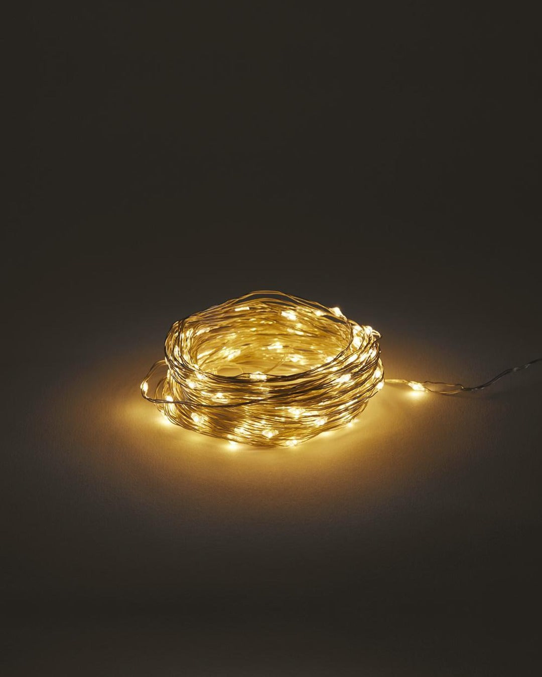 Merci - Guirlande Lumineuse 12 M 120 Led - Argent