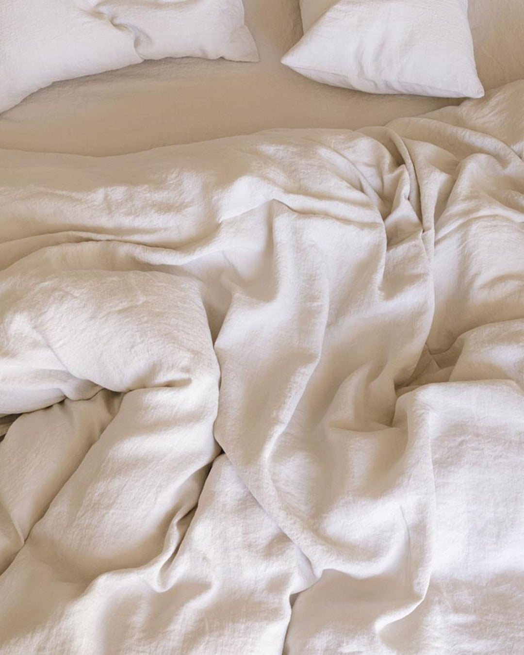 Merci - Washed linen duvet cover - Stone