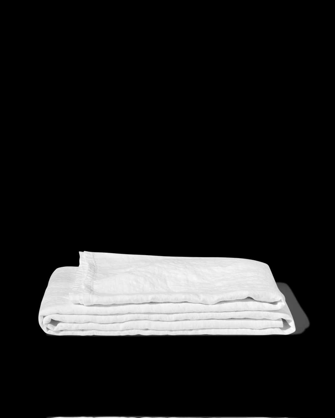 Merci - Washed linen tablecloth - Optical White