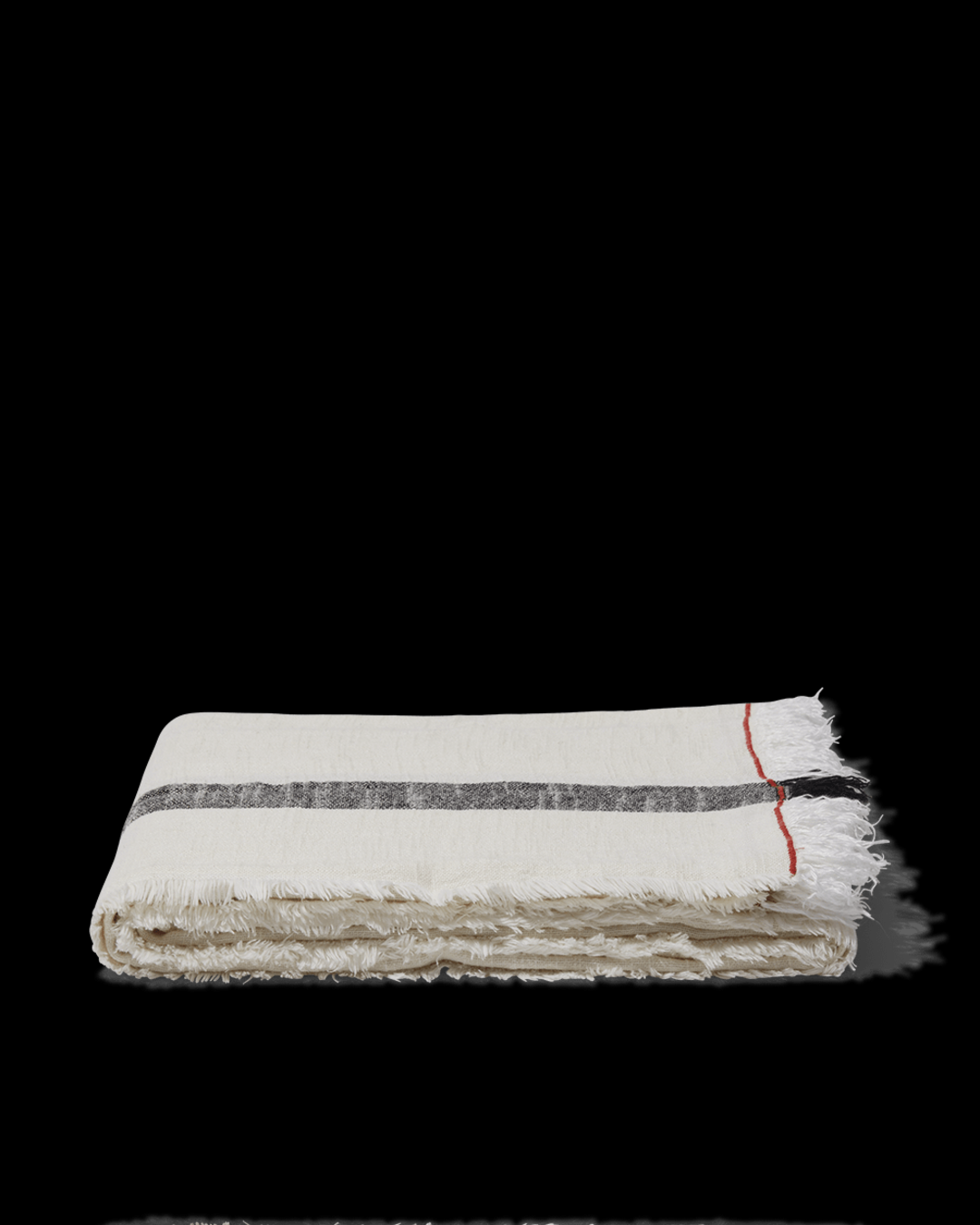 Merci - Pure washed linen plaid - Ecru