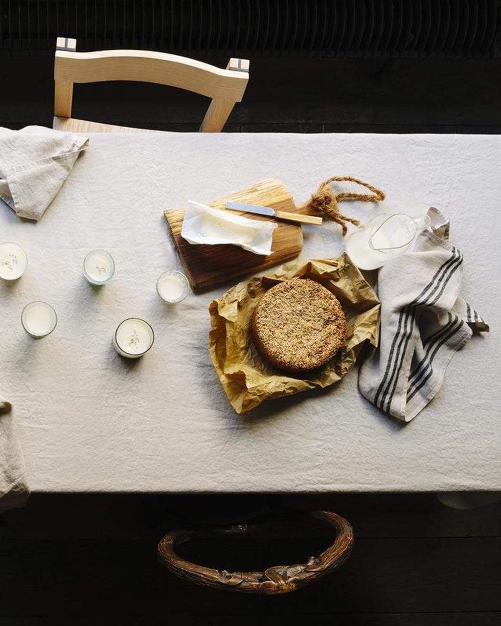 Merci - Washed linen napkin - Stone