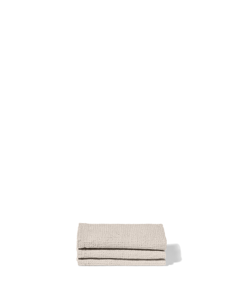 Merci - Linen guest towel - Honeycomb - Stone